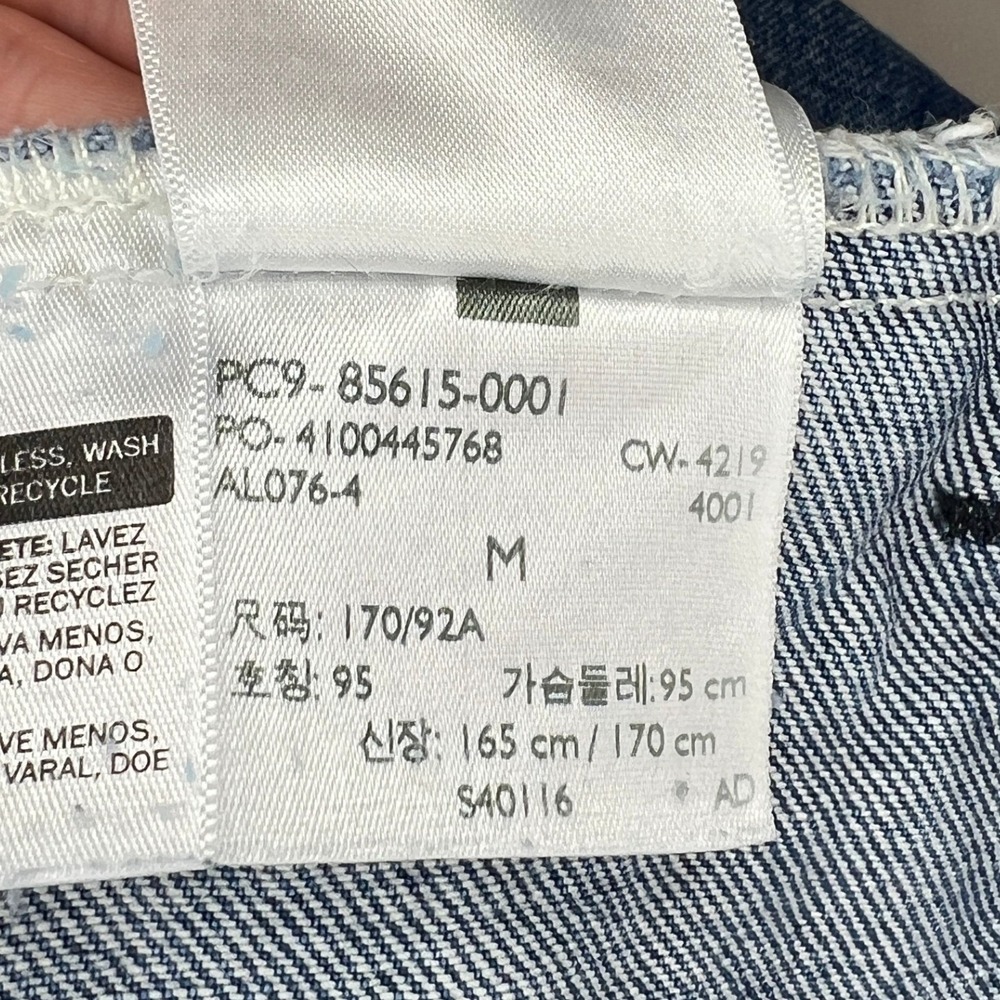 Levi's Premium Custom Tie Dye Denim Trucker Type III Jacket Men's M - Picture 6 of 8
